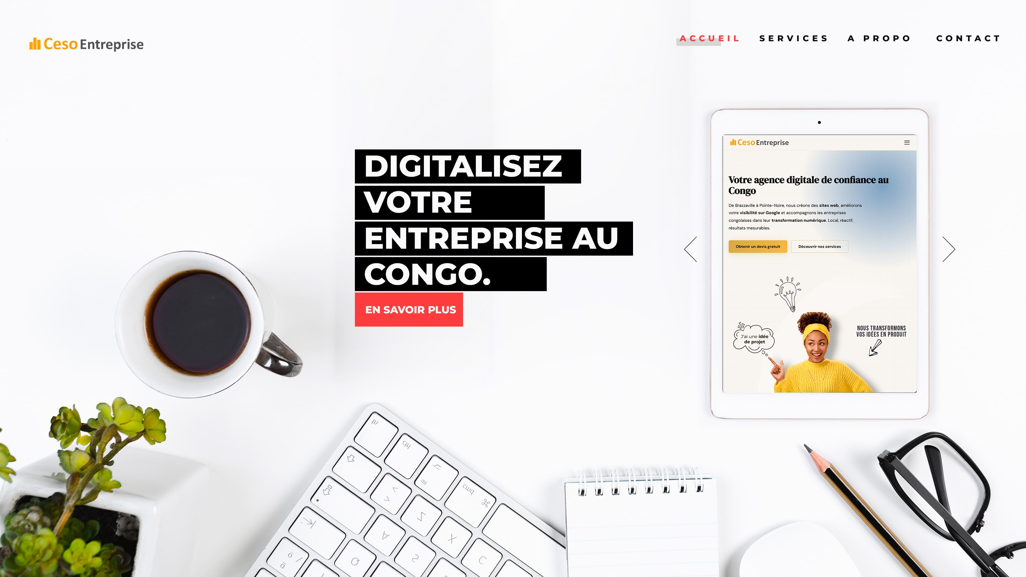 Email professionnel pour entreprise au Congo — Ceso Entreprise